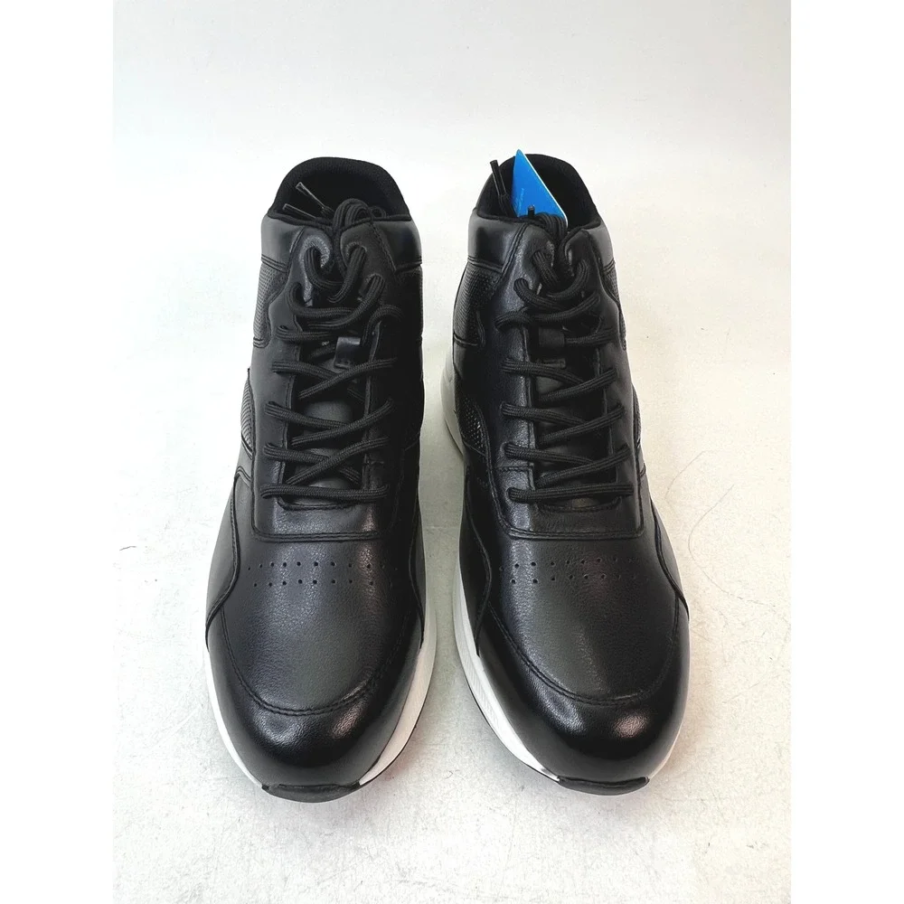 JENNEN Mr. Pippen Black Leather Sneakers High Top 3.2
